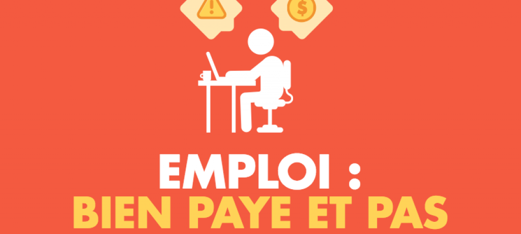 Infographie - Emploi : zéro stress et un super salaire