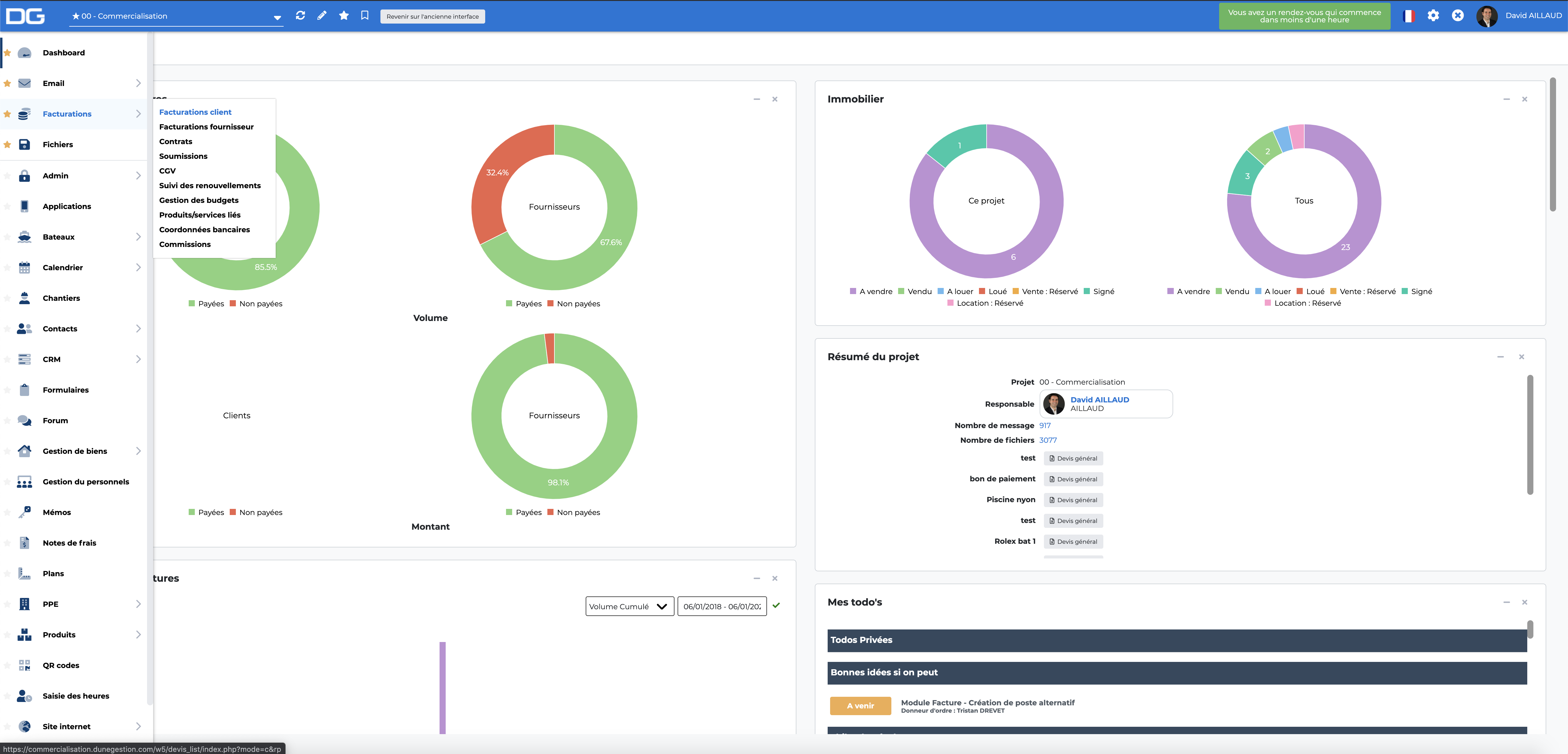 Nouvelle Interface Dune Gestion