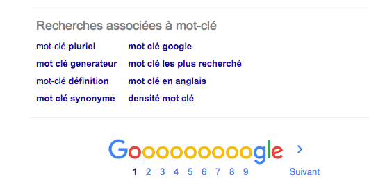 Google recherches