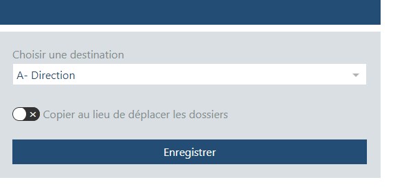 Déplacer un fichier